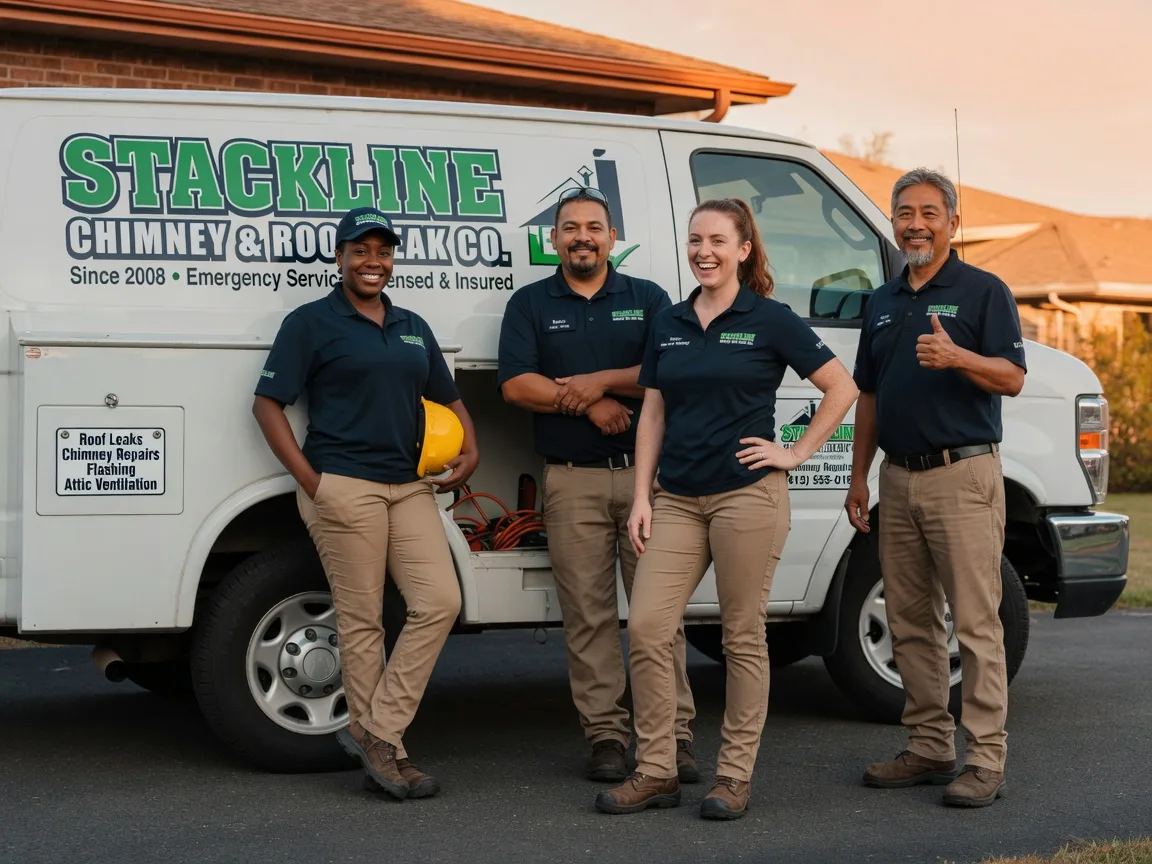 Chimney flashing repair company in Troup, TX